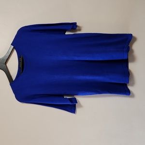 August Silk Blue Large Sweater Top